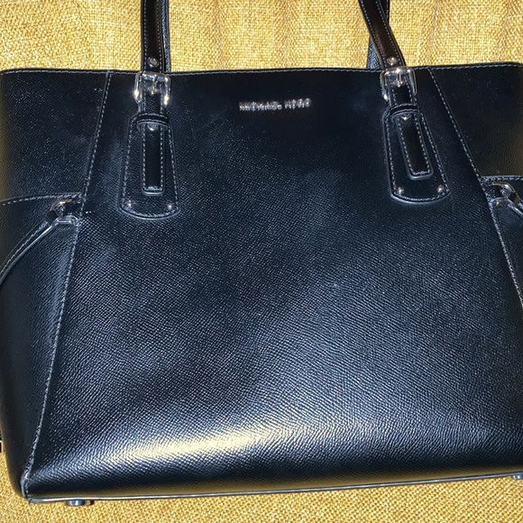 Michael Kors Black Leather Tote